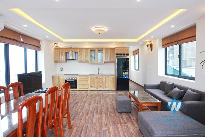 Spacious and bright 02 bedrooms apartment for rent in To Ngoc Van street, Tay Ho, Ha Noi